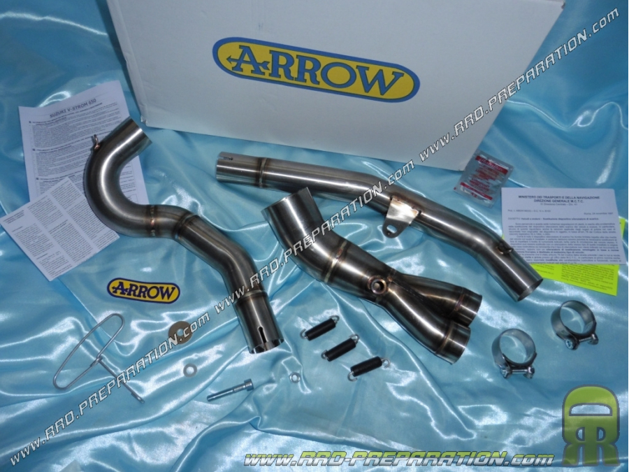 Colector de escape ARROW para moto Suzuki V-STROM 650 2017 Colector de escape ARROW para moto Suzuki V-STROM 650 2017