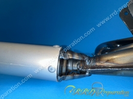 Pot d'échappement P2R finition vernis pour PEUGEOT 103 MVL, SP fixation à 2 vis (bride)