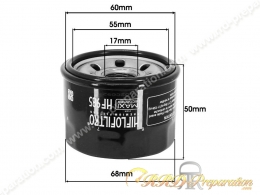 Filtre à huile HIFLO FILTRO pour moto, maxi-scooter Kymco Xciting 500, Yamaha Tmax 500, 530
