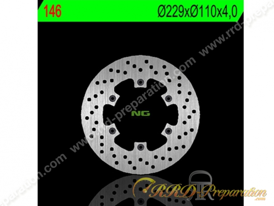 Disque de frein arrière NG BRAKES rond fixe pour CAGIVA 125 MITO, PLANET, RAPTOR... Disque de frein arrière NG BRAKES rond fixe pour CAGIVA 125 MITO, PLANET, RAPTOR...