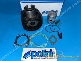 Cylindre - piston sans culasse 70 Ø43mm POLINI fonte PIAGGIO VESPINO F9, VELOFAX, GILERA ALX, GSA, TOLEDO ...