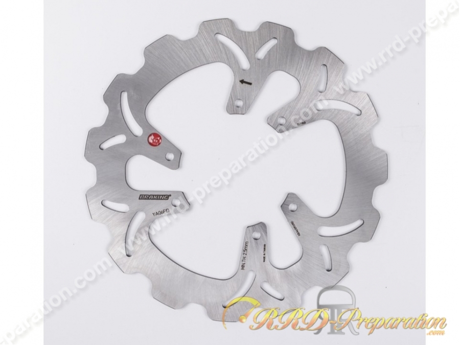 Disque de frein avant BRAKING pétale fixe pour YAMAHA DT R, YZ... Disque de frein avant BRAKING pétale fixe pour YAMAHA DT R, YZ...