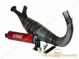 Pot d'échappement MVT 85 - 100cc passage bas pour motos 50 moteur MINARELLI AM6 Ø32mm