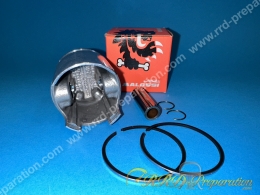 Piston MALOSSI luxe Ø45,5 à 46,3mm bi-segment chromés pour kit 70 aluminium et fonte Peugeot 103 / fox / wallaroo