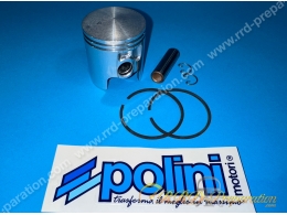 Piston POLINI Ø46 à 46,8mm bi-segment pour kit 70 fonte Peugeot 103/ fox / wallaroo