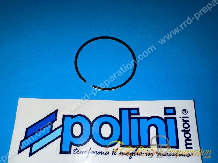 Segment POLINI Ø46 X 1mm acier rodé luxe pour kit 70 aluminium sur Peugeot 103 / fox / wallaroo / MBK 51