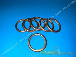 Joint de pot d'échappement rond PEUGEOT cuivre gros diamètre 35mm (a visser) pour PEUGEOT SCOOTERS,...
