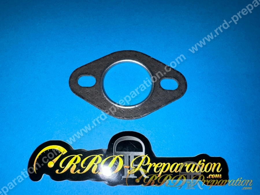 Joint de pot d'échappement (à bride entraxe variable 42 à 52mm) P2R cerclé pour Peugeot 103, fox, scooter minarelli & wallaroo Joint de pot d'échappement (à bride entraxe variable 42 à 52mm) P2R cerclé pour Peugeot 103, fox, scooter minarelli & wallaroo