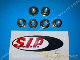 Écrou de culasse SIP renforcé filetage M8X1,25 épaisseur 8mm pour HONDA MTX, MT, MB 50, VESPA T5...