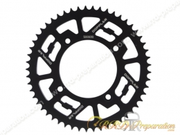 Couronne 53 dents en 420 DOPPLER pour BETA FACTORY, RR... 50 2T à partir de 2005 couleur NEOCHROME/rouge/noir