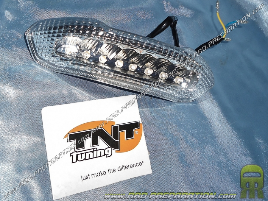 Piloto trasero para scooter PIAGGIO NRG POWER TNT TUNING Led transparente