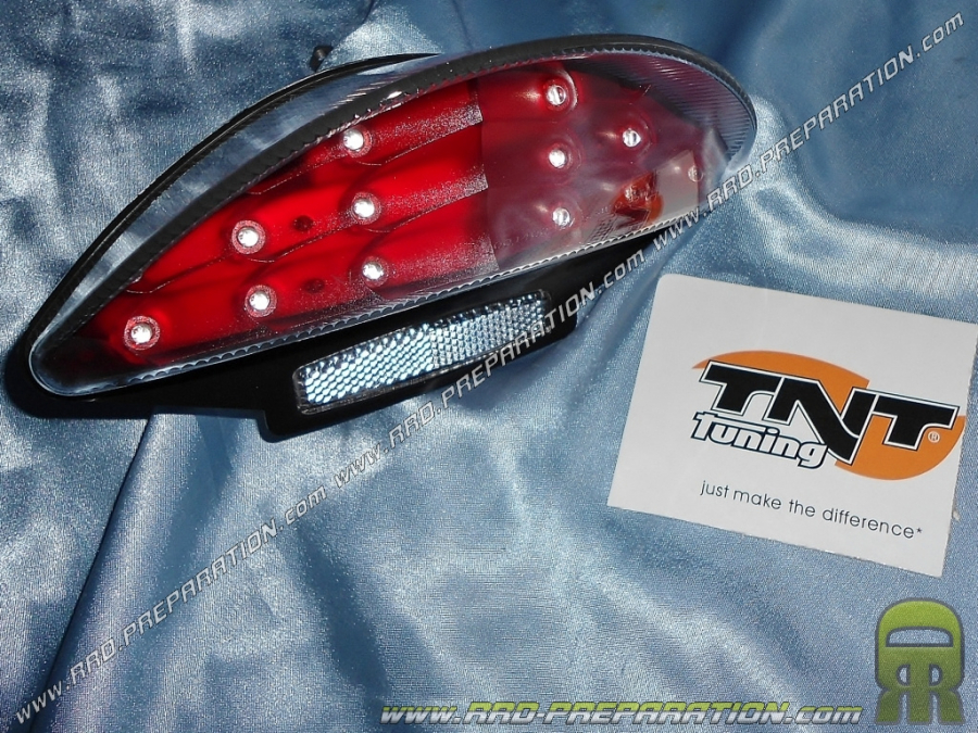 Rear light for scooter MBK NITRO, YAMAHA AEROX and MAGNUM RACING TNT TUNING Red led