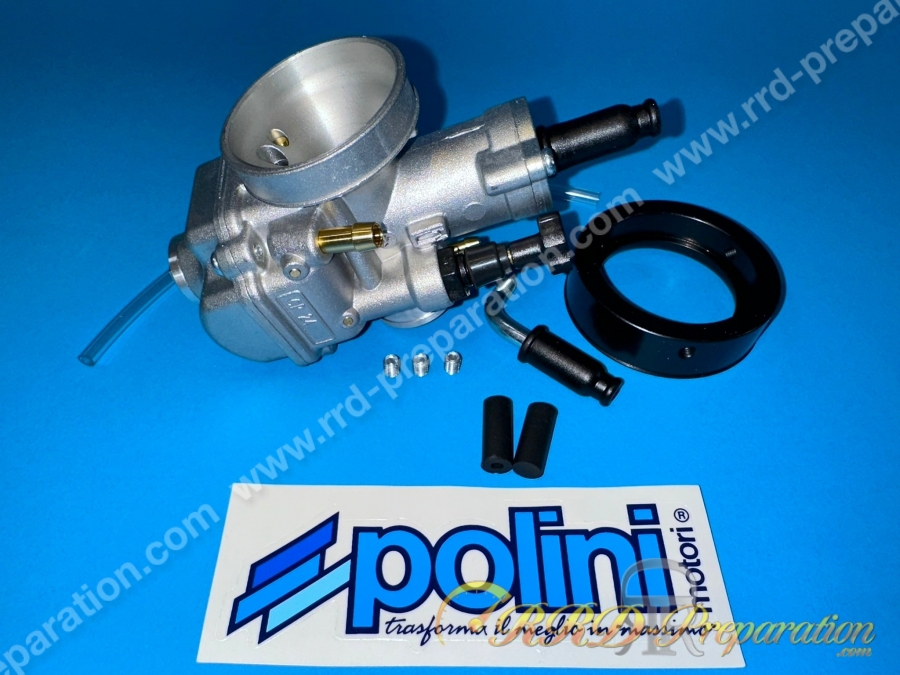 Carburateur POLINI CP EVOLUTION 24 souple, avec graissage séparé, starter à levier