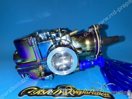 Carburateur P2R TITANIUM PWK 24 avec POWER JET souple starter a levier sans graissage séparé