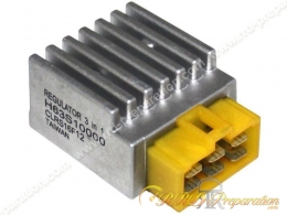 Régulateur de tension P2R 6 fiches pour allumage DERBI SENDA, APRILIA RS4, GPR, NUDE... type GUILERA (jaune)
