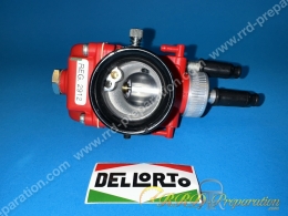 Carburateur DELLORTO PHBG 21 DS RACING RED EDITION souple, avec graissage séparé, starter câble, dépression