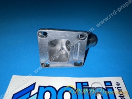Pipe d' admission POLINI Ø15mm par 19mm (SHA) peugeot 103 SPX, RCX, CLIP, MVX (et MVL Vogue depuis 1995)