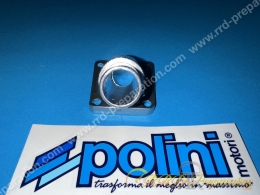 Pipe d' admission POLINI Ø15mm par 19mm (SHA) peugeot 103 SPX, RCX, CLIP, MVX (et MVL Vogue depuis 1995)