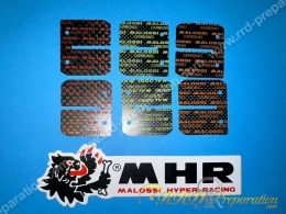 Jeu de 6 lamelles MALOSSI carbone 0,30, 0,35 & 0,40mm pour clapets MALOSSI VL6 et VL15 (103, am6, derbi...)