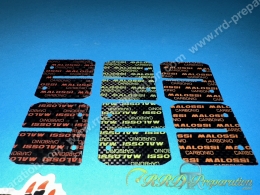 Jeu de 6 lamelles MALOSSI carbone 0,30, 0,35 & 0,40mm pour clapets MALOSSI VL6 et VL15 (103, am6, derbi...)