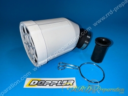 Filtre à air, cornet mousse DOPPLER AIR SYSTEM (Ø de fixation carburateur Ø28mm à 35mm) blanc, bleu, noir ou rouge