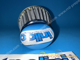 Filtre à air, cornet grille type K&N POLINI coudé 30° (Ø de fixation carburateur Ø35 et 38mm au choix)