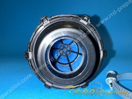 Filtre à air, cornet mousse POLINI NEW noir avec cache droit (Ø de fixation carburateur Ø32/37 et 46mm)