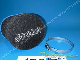 Filtre à air, cornet mousse POLINI BIG EVOLUTION très gros volume conique (Ø de fixation carburateur Ø60mm CP, PHBH, PHBL,  ...)