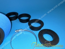 Filtre à air, cornet mousse POLINI BIG EVOLUTION très gros volume ovalisé (Ø de fixation carburateur Ø27 a 66mm)