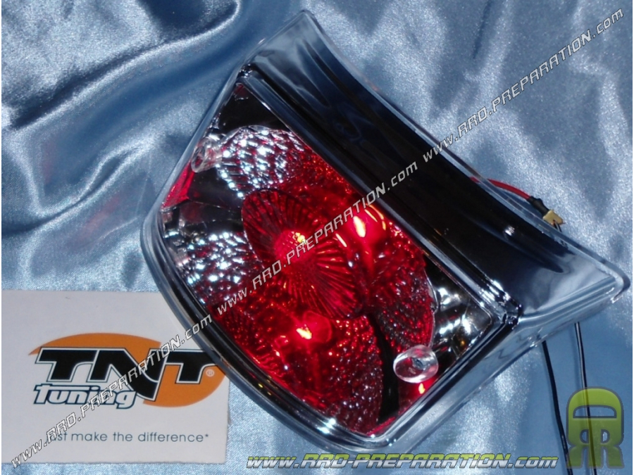 Feu arrière pour booster MBK spirit et YAMAHA bw's après 2004 transparent TNT TUNING type lexus 