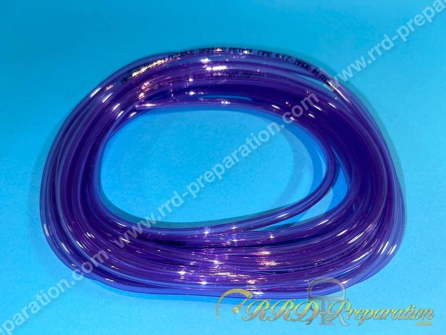 Durite d'essence double couche spéciale SP 95 / 98 / SANS PLOMB ARIETE Ø au choix Violette transparente (50cm)