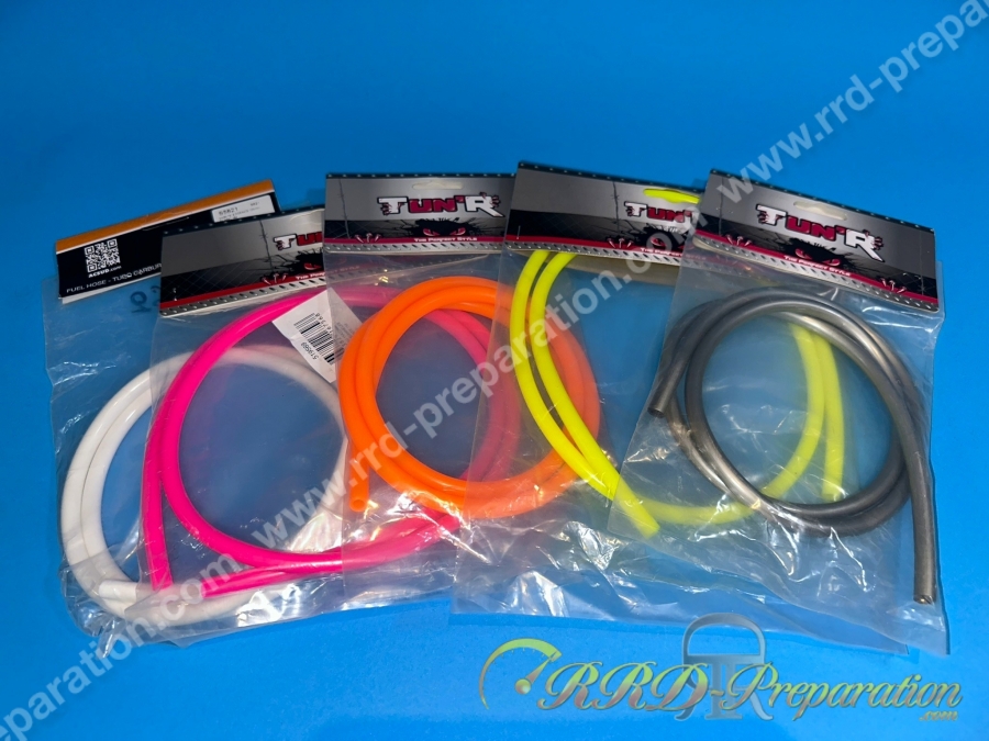 Durite d'essence TUN’R Ø5X8mm (1 mètre) Tuning couleur au choix