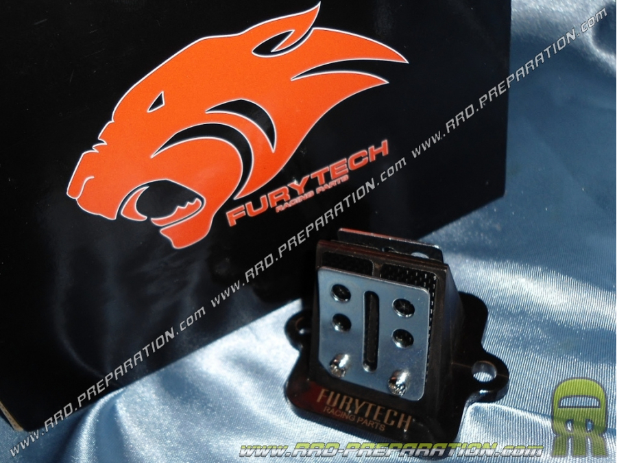 Válvulas de carbono FURYTECH Racing para Peugeot LUDIX, SPEEDFIGHT 3, NEW VIVACITY, JET FO RC E...