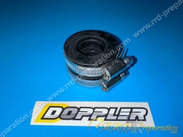 Manchon souple DOPPLER de liaison pipe / carburateur PHBG 15 à 21mm sur MBK 51 / Peugeot 103 et PIAGGIO TYPHOON