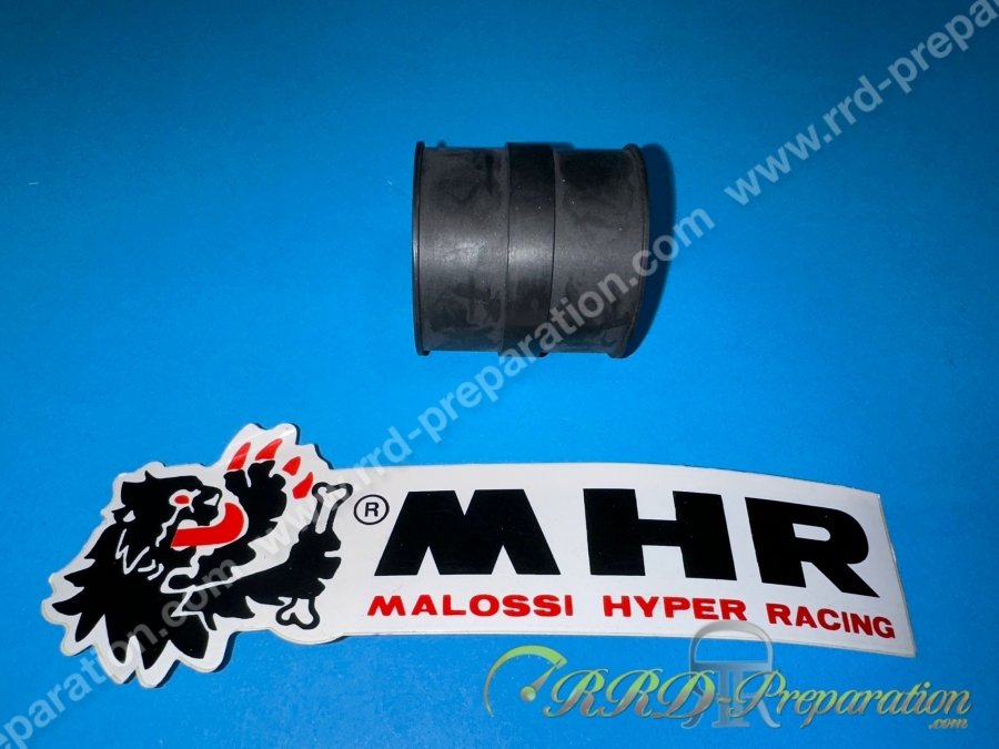 Manchon souple MALOSSI de liaison pipe / carburateur PHBG DELLORTO 15 à 21mm spéciale pipe rigide