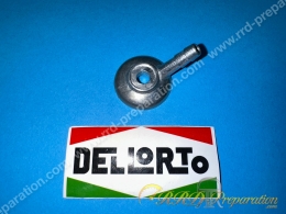 Pipette de durite, arrivée d'essence aluminium coudée 45° pour carburateur SHA DELLORTO