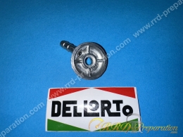 Pipette de durite, arrivée d'essence aluminium coudée 45° pour carburateur SHA DELLORTO