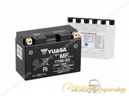 Batterie YUASA YT9B-BS 12V 8 Ah (acide sans entretien) pour moto, mécaboite, scooters...