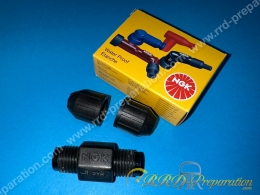Raccord de câble haute tension, adaptateur NGK Racing type J1 pour câble Ø7mm