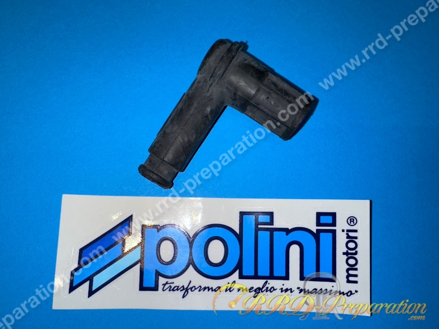 Anti-parasite de compétition POLINI Racing noir avec résistance pour bougie avec olive Anti-parasite de compétition POLINI Racing noir avec résistance pour bougie avec olive