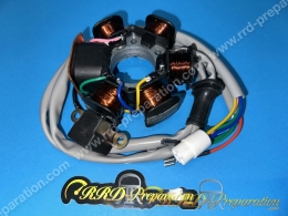 Stator + câbles P2R avec capteur pour allumage d'origine pour scooter PIAGGIO TYPHOON, ZIP... 1992 a 2003