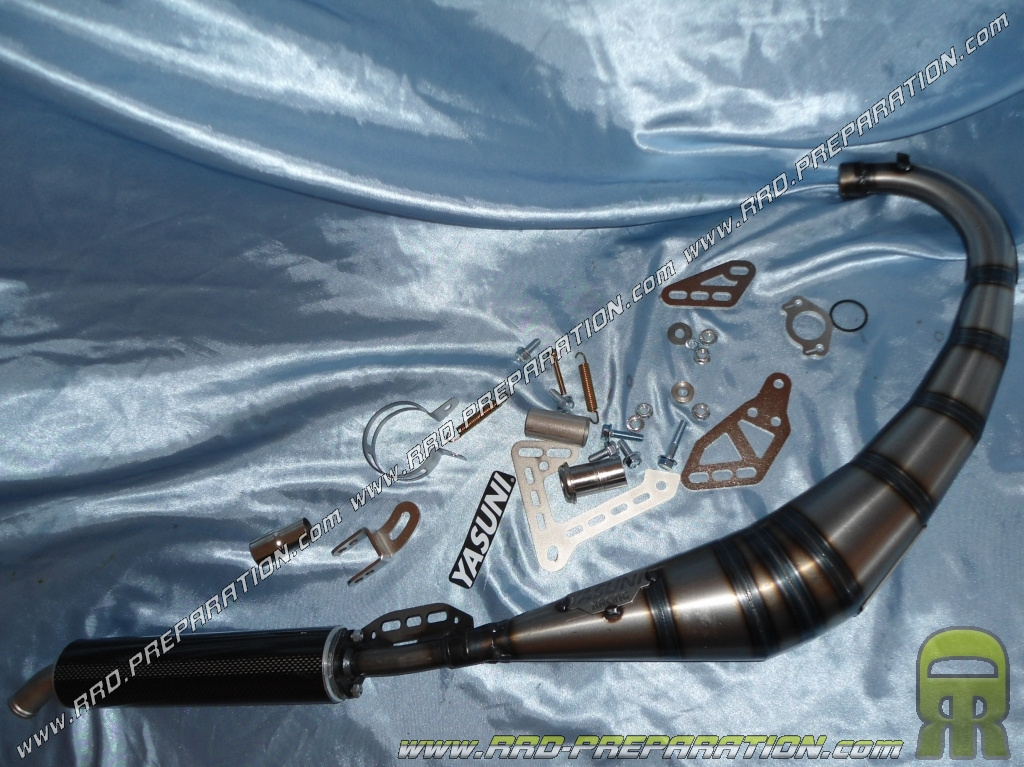 Échappement Yasuni R Aluminium Pour Peugeot Scooter - Jet Force 50, Ludix 2 Blaster, Ludix 1/2 Elegance