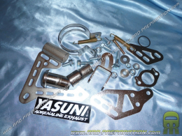 Complete fixing kit for YASUNI R2 exhaust on DERBI , RIEJU, BETA, YAMAHA , MBK, ...