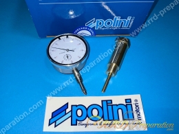 Pige de calage à manomètre (comparateur) POLINI pour réglage allumage (filetage Ø14mm) ou contrôle de pièces