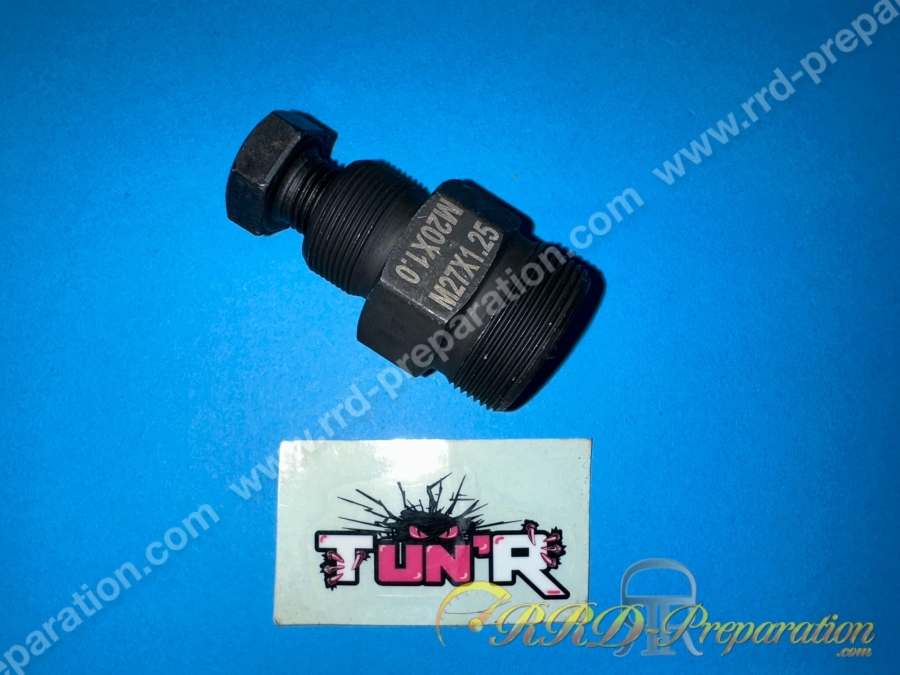 Arrache volant / variateur TUN’R Ø20 X 100mm + Ø27 X 125mm pour MVT MILLENIUM, DERBI et PEUGEOT Arrache volant / variateur TUN’R Ø20 X 100mm + Ø27 X 125mm pour MVT MILLENIUM, DERBI et PEUGEOT