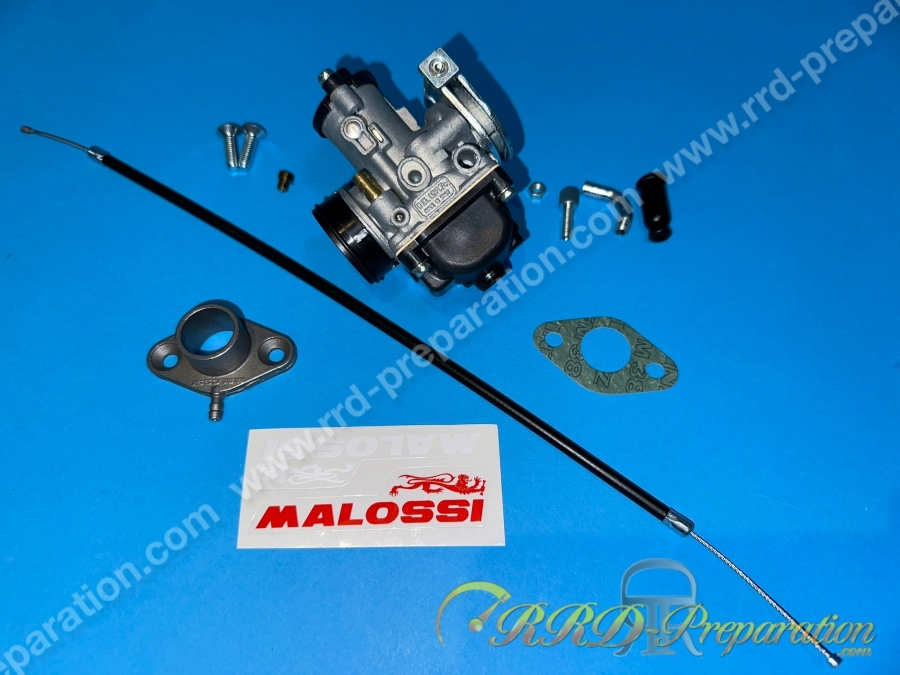 Kit carburateur + pipe + accessoires MALOSSI Ø19mm pour QUAD KYMCO MXER, MXU, MAXXER 50
