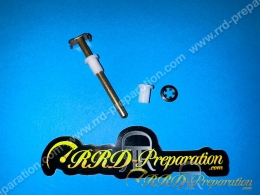 Axe de masselotte avec guides + clips pour variateur d'origine sur Peugeot 103 sp, mv, mvl, lm, vogue...