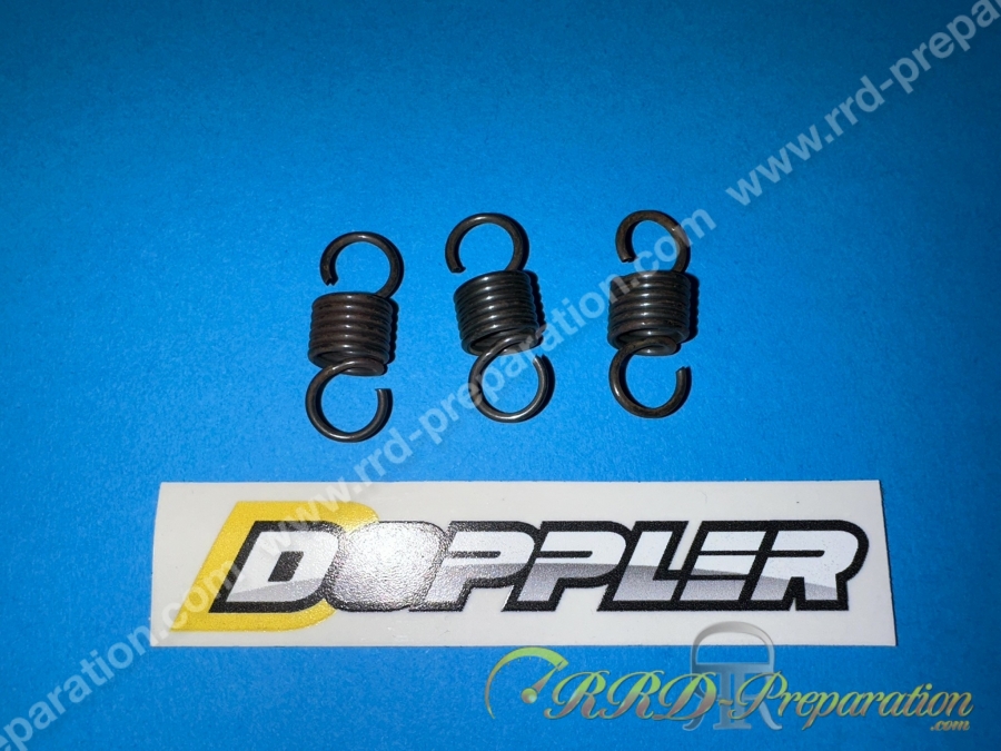 Jeu de 3 ressorts embrayage renforcé Peugeot 103 SPX, RCX, CLIP & MVX (et autres avec poulie embrayage DOPPLER) Jeu de 3 ressorts embrayage renforcé Peugeot 103 SPX, RCX, CLIP & MVX (et autres avec poulie embrayage DOPPLER)