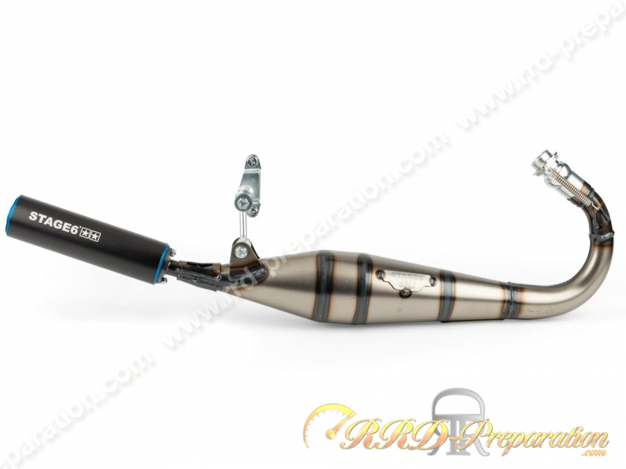 Pot d'échappement STAGE 6 STREETRACE pour MBK51/AV10 bras oscillant carré (coloris au choix) Pot d'échappement STAGE 6 STREETRACE pour MBK51/AV10 bras oscillant carré (coloris au choix)