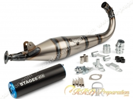 Pot d'échappement STAGE 6 STREETRACE pour MBK51/AV10 bras oscillant carré (coloris au choix)